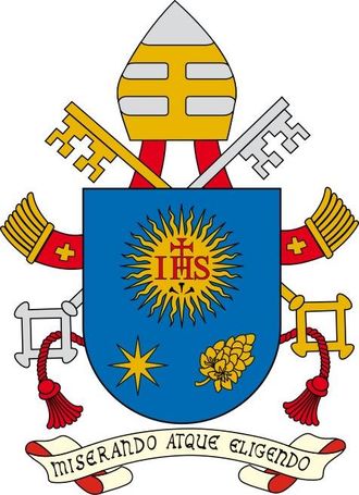 Wappen von Papst Franziskus - seit Ende März 2013 (aus kathpedia)